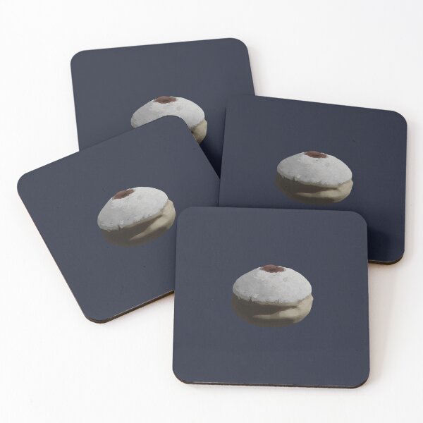 Item preview, Hanukkah Donut / Sufganiyah - Navy Background designed and sold by OG-Graphics.