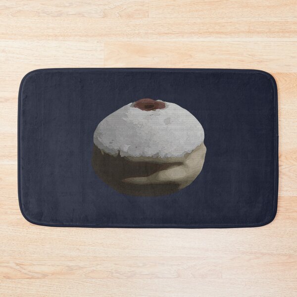 Item preview, Hanukkah Donut / Sufganiyah - Navy Background designed and sold by OG-Graphics.