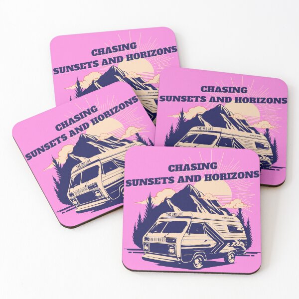 Item preview, Chasing Sunsets And Horizons Van Life designed and sold by Ninety9Secrets.
