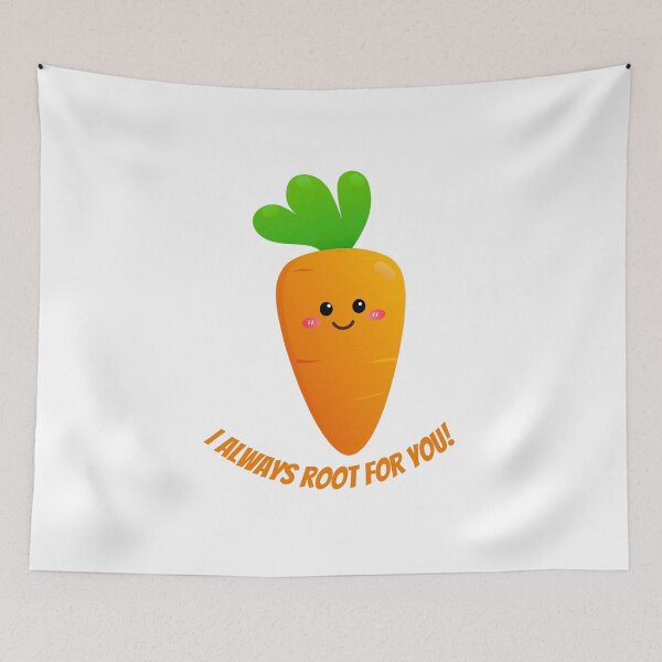 Item preview, Emotional Support Carrot: I Always Root For You! designed and sold by CodedCraftsShop.