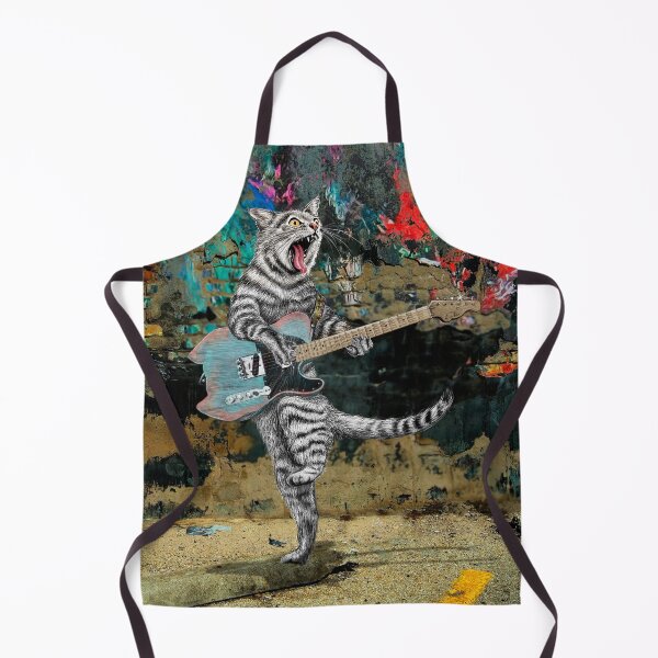 Item preview, Buskers the Electric Guitar Player Cat designed and sold by oz10.