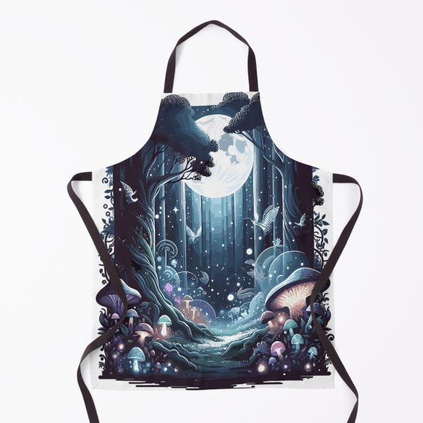 Item preview, Mystical forest at night designed and sold by LongIslandDesgn.