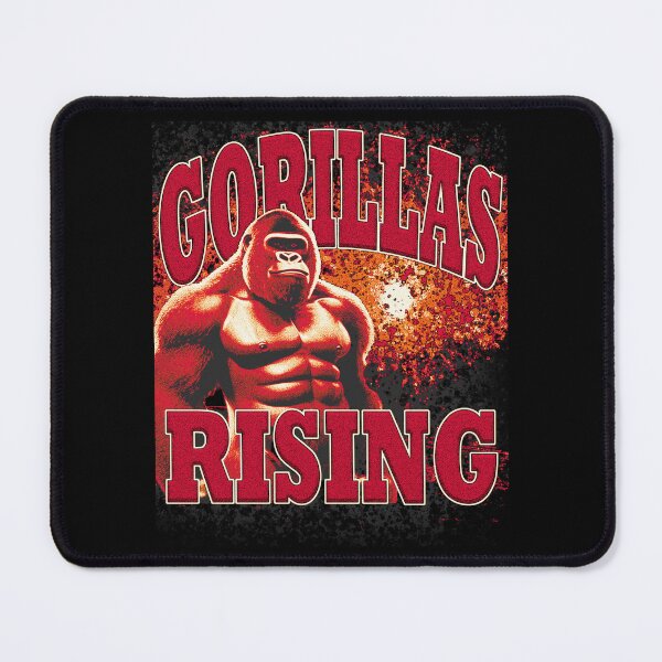 Item preview, Old-School Strength: Gorillas Rising designed and sold by LthrDaddyBear.