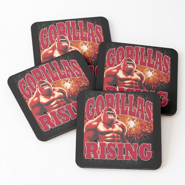 Item preview, Old-School Strength: Gorillas Rising designed and sold by LthrDaddyBear.