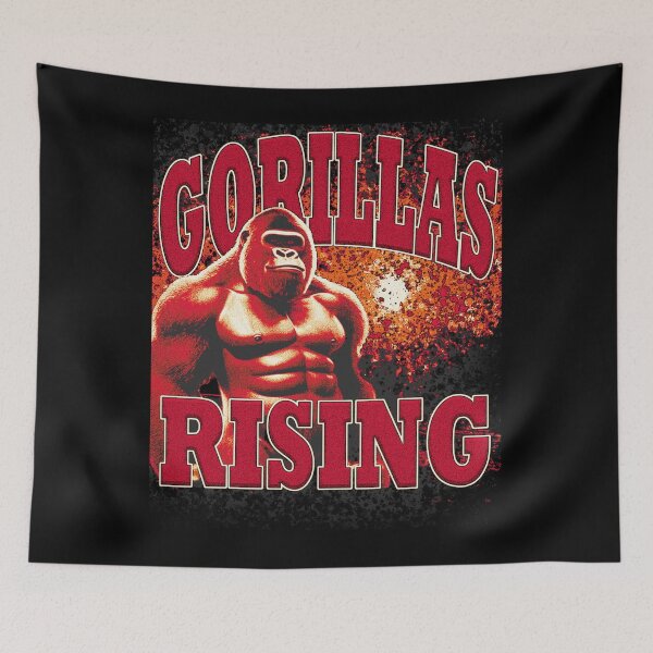Item preview, Old-School Strength: Gorillas Rising designed and sold by LthrDaddyBear.