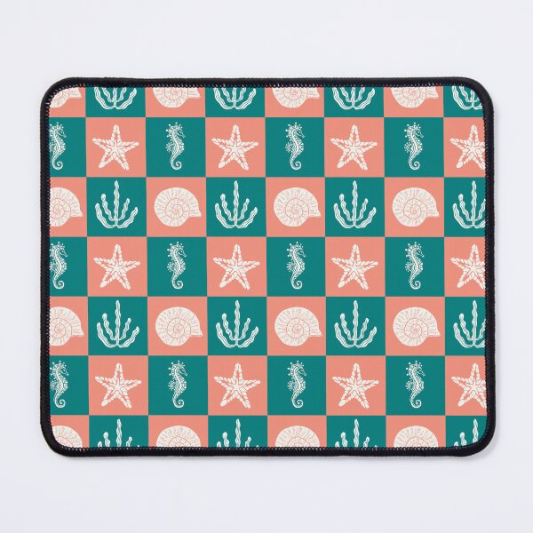 Item preview, Teal Treasures: Coral Reef, Seahorse, and Shells – Underwater Life designed and sold by AryaSubramanian.