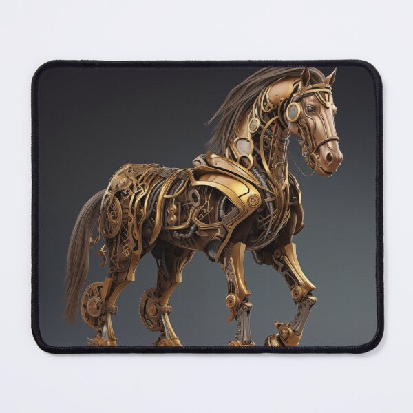 Item preview, Mechanical Majesty: Steampunk Horse designed and sold by HorsesApp.