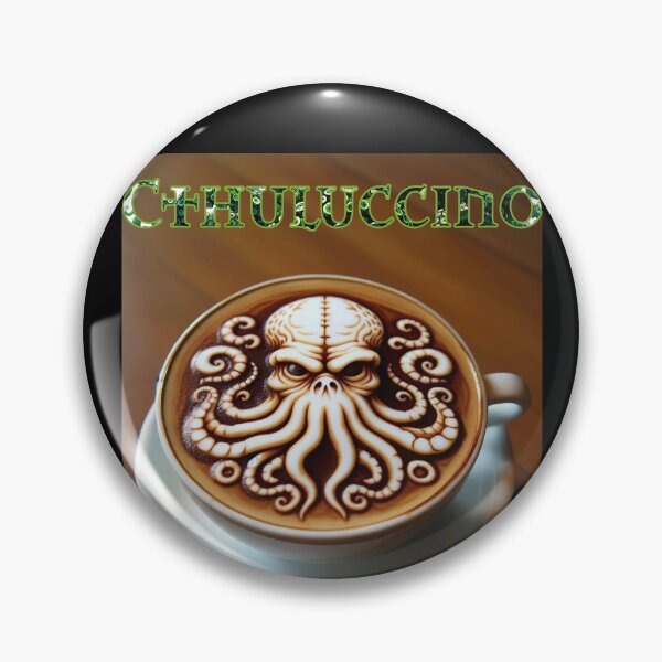 Item preview, Cthuluccino - Eldritch horror coffee art designed and sold by Matthew Kinnersly.
