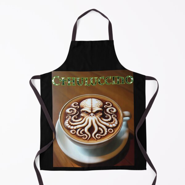Item preview, Cthuluccino - Eldritch horror coffee art designed and sold by Matthew Kinnersly.