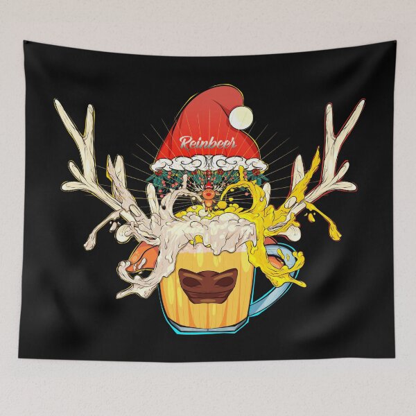 Item preview, Funny Reinbeer Christmas designed and sold by Mariia Berezhna.