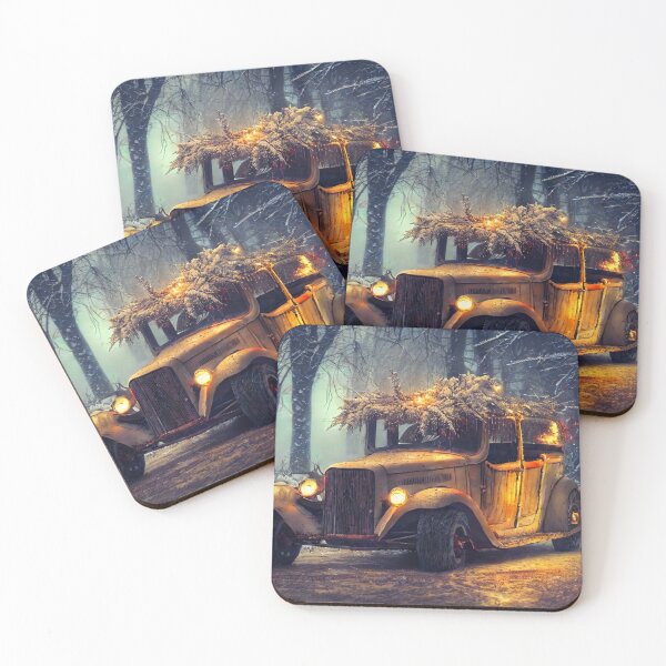 Item preview, Vintage White Car in the Woods designed and sold by Kenny8716.
