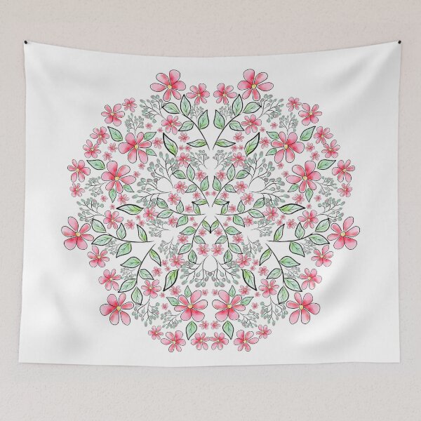 Item preview, Mandala, floral, intense colors /2 designed and sold by My-fake-places.