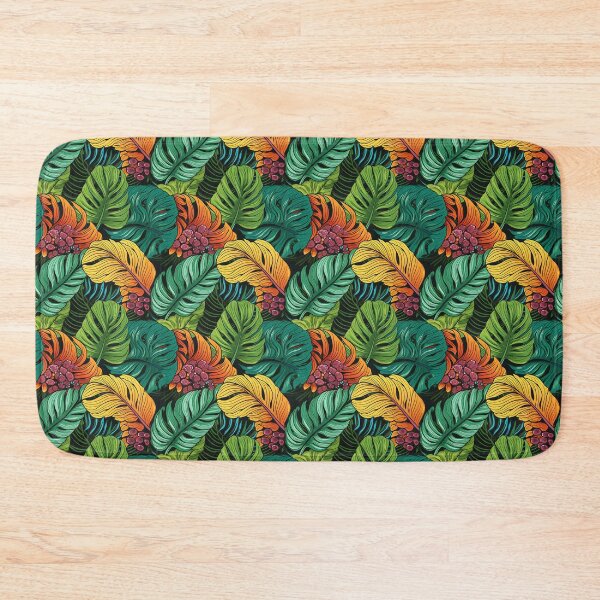 Item preview, Monstera Tropical Leaves Abstract Jungle Tapestry designed and sold by HisoTorDesign.