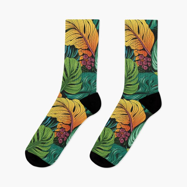 Item preview, Monstera Tropical Leaves Abstract Jungle Tapestry designed and sold by HisoTorDesign.