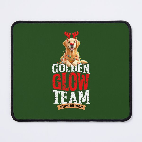 Item preview, Golden Retriever Reindeer Christmas Tree Lights Team Supervisor Dog Lover designed and sold by DAMOTAmagazine.