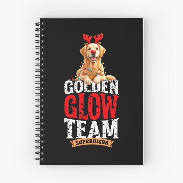 Item preview, Golden Retriever Reindeer Christmas Tree Lights Team Supervisor Dog Lover designed and sold by DAMOTAmagazine.