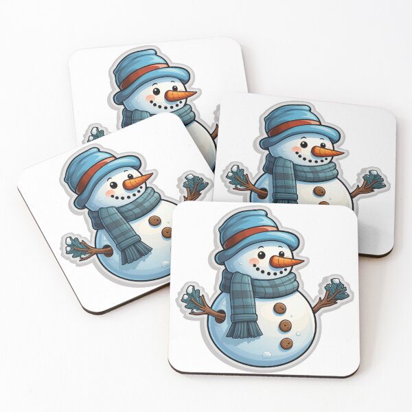 Item preview, Charming Snowman Sticker designed and sold by DigitalPrism-Co.