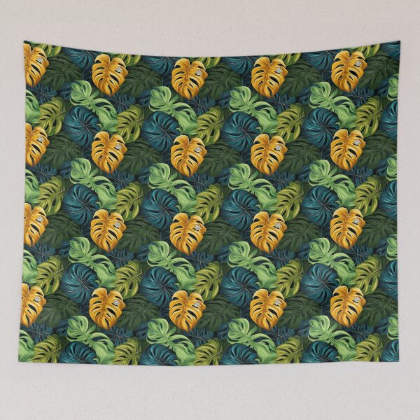 Item preview, Monstera Tropical Leaves Abstract Celebration designed and sold by HisoTorDesign.