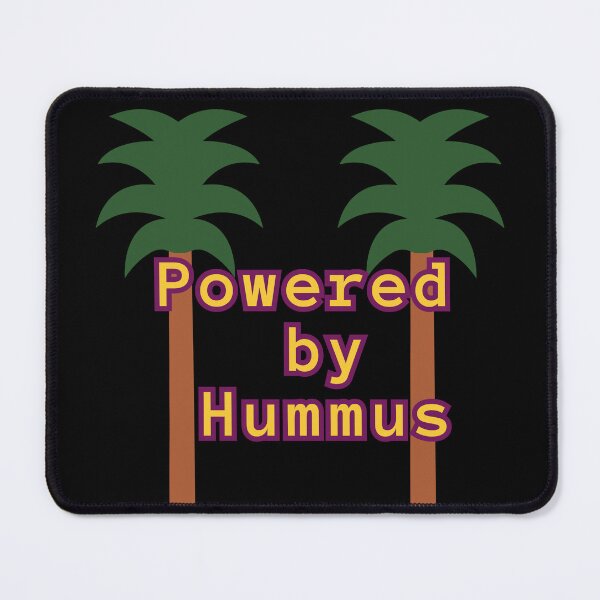Item preview, Powered by Hummus, Vegan food, Chick Peas Lover designed and sold by CosmicGypsy2000.
