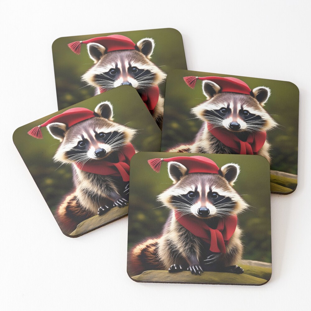 Item preview, Coasters (Set of 4) designed and sold by PIGCASSOSAIART.