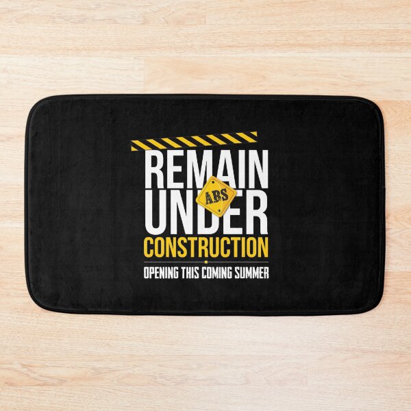 Item preview, Fitness Exercising Abdominals Remain Under Construction designed and sold by DAMOTAmagazine.