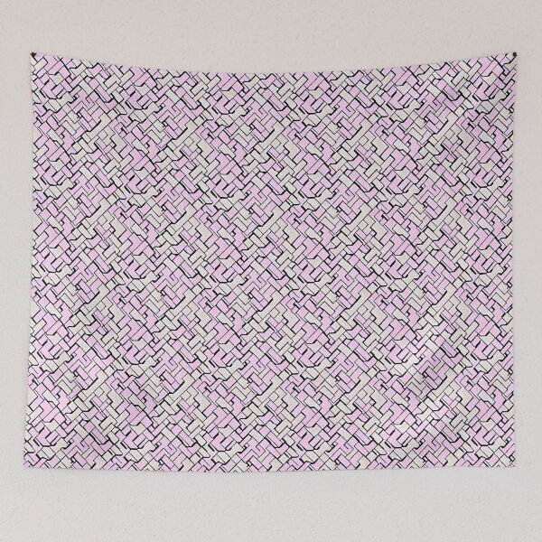 Item preview, Pink Futuristic Grid - Seamless Pattern designed and sold by Chubuter.