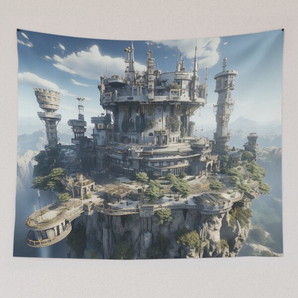 Item preview, Levitating Iron Fortress designed and sold by imagi-naition.