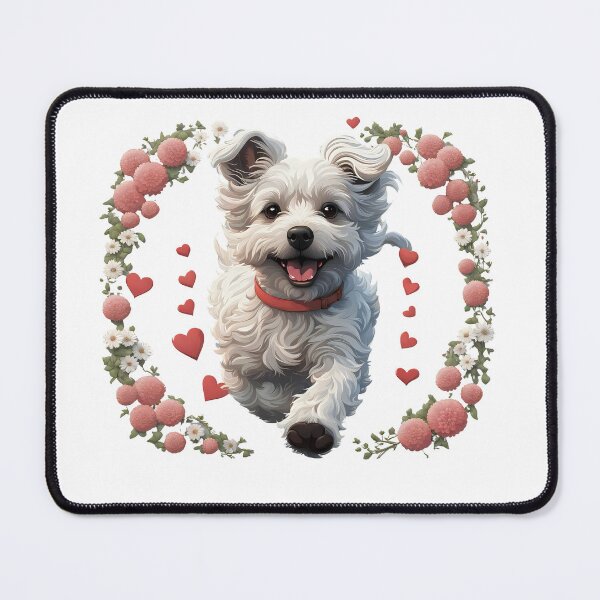Item preview, Cute running Bolognese dog  designed and sold by Kaleddis.
