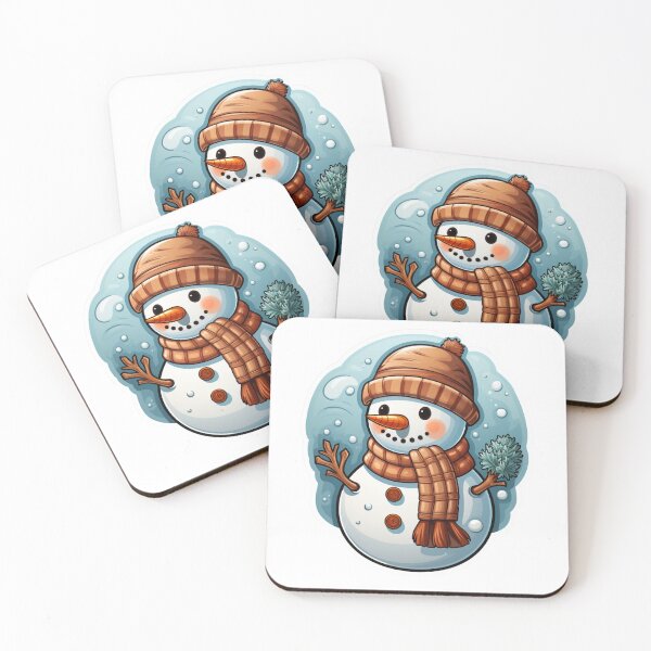 Item preview, Frosty Snowman Holiday Sticker designed and sold by DigitalPrism-Co.