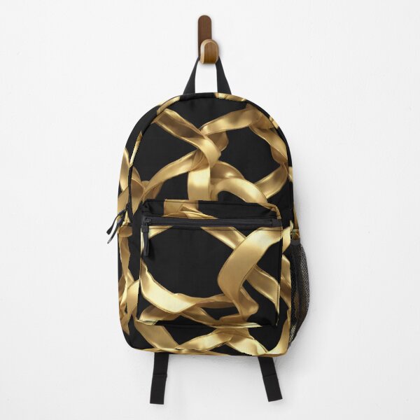 Item preview, Gold Ribbons Pattern for Decorations and Clothing designed and sold by Aquillashop.
