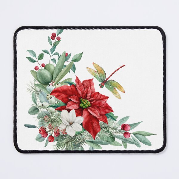 Item preview, Dragonfly Poinsetta designed and sold by tomorrowsart.