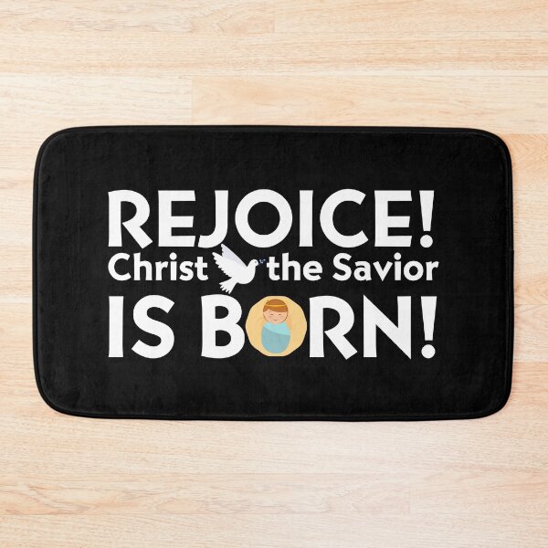 Item preview, Spiritual and Motivational Message - Christ the Savior is Born designed and sold by TheVirtualSpace.