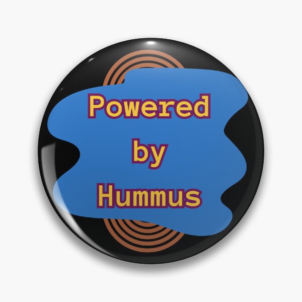 Item preview, Powered by Hummus, Vegan food, Chick Peas Lover designed and sold by CosmicGypsy2000.