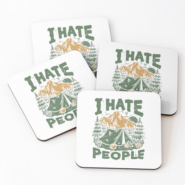 Item preview, I Hate People. Camping, Hiking, Outdoor designed and sold by BRUNTadventures.