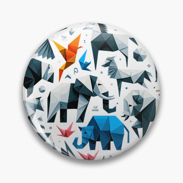 Item preview, Origami inspired animal pattern designed and sold by LongIslandDesgn.