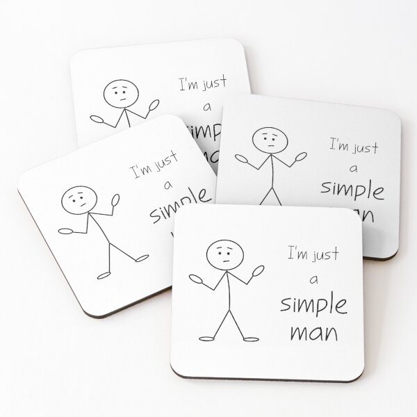 Item preview, I'm Just a Simple Man designed and sold by verlnelson.