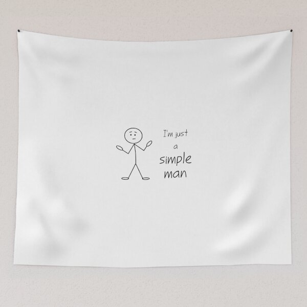 Item preview, I'm Just a Simple Man designed and sold by verlnelson.