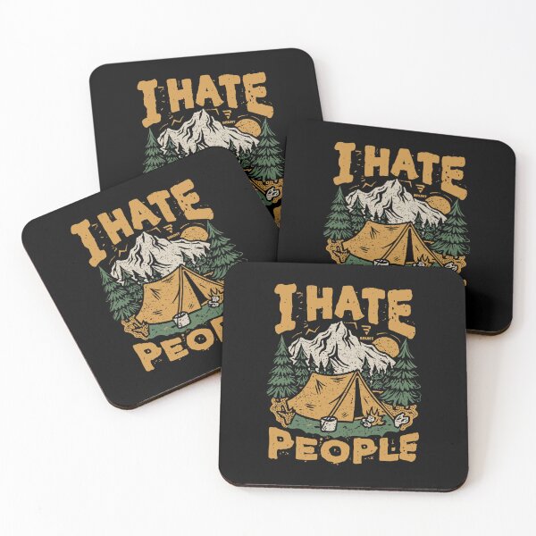 Item preview, I Hate People. Camping, Hiking, Outdoor designed and sold by BRUNTadventures.