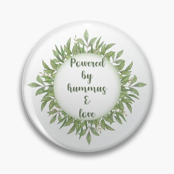 Item preview, Powered by Hummus and Love, Vegan food, Chick Peas Lover designed and sold by CosmicGypsy2000.