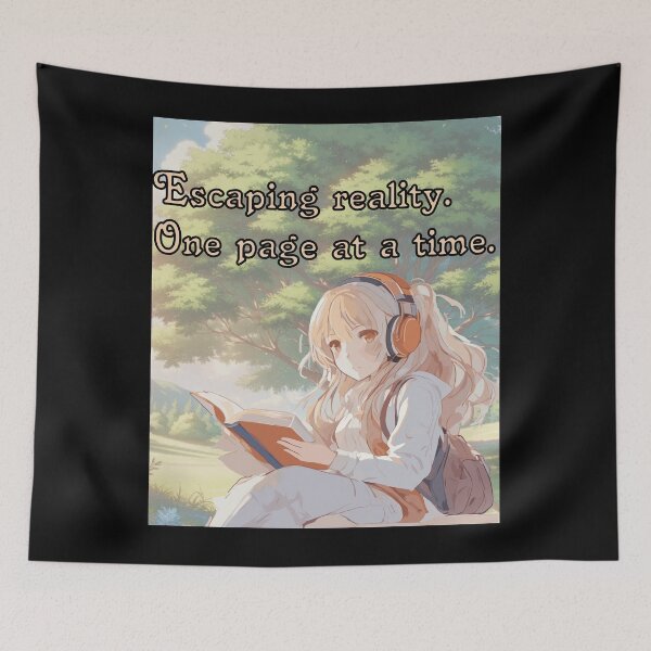 Item preview, Escaping reality. One page at a time. designed and sold by YokujinDesign.