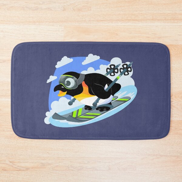 Item preview, Cute penguin skiing designed and sold by D-Illustration.