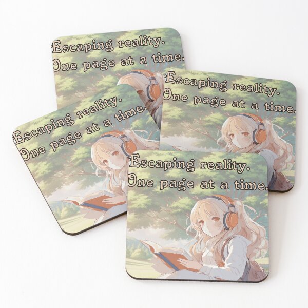 Item preview, Escaping reality. One page at a time. designed and sold by YokujinDesign.