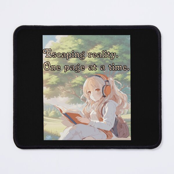 Item preview, Escaping reality. One page at a time. designed and sold by YokujinDesign.