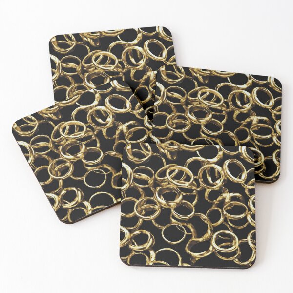 Item preview, Gold Wedding Rings, Nice Pattern for Decorations designed and sold by Aquillashop.