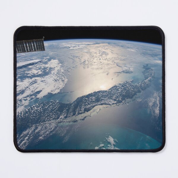 Item preview, STK205077S-The International Spce Station above the Atlantic Ocean. designed and sold by StocktrekImages.