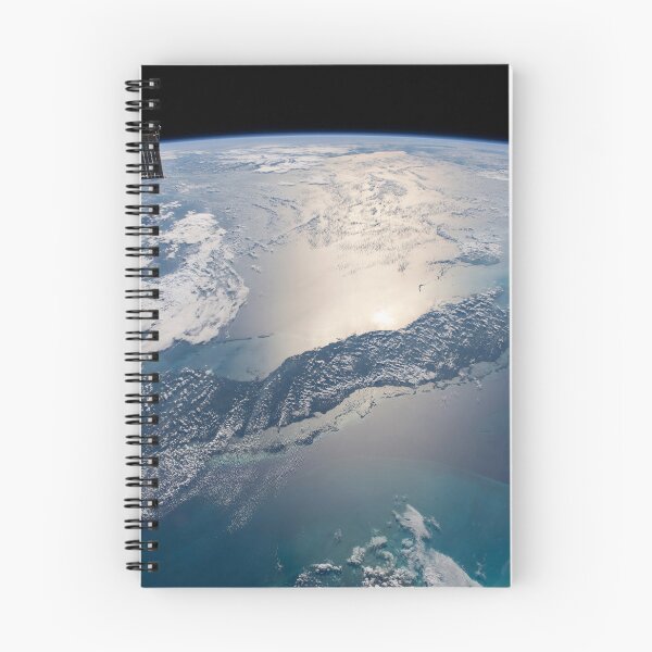 Item preview, STK205077S-The International Spce Station above the Atlantic Ocean. designed and sold by StocktrekImages.