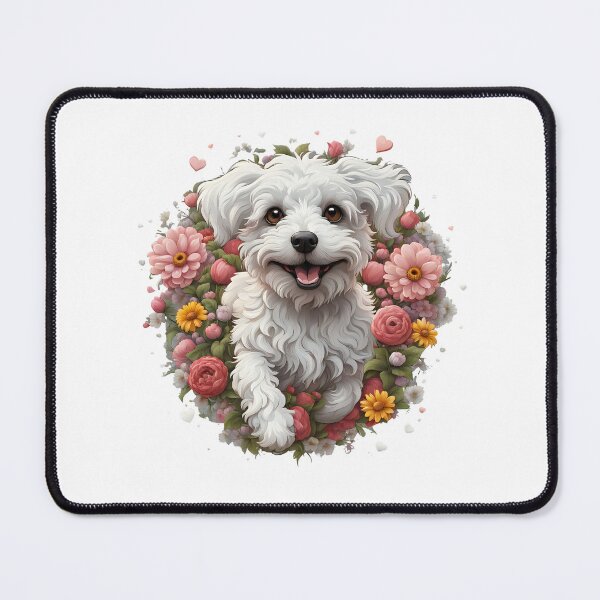 Item preview, Cute running Bolognese dog  designed and sold by Kaleddis.