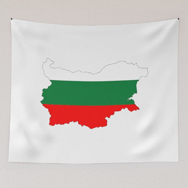 Item preview, bulgaria flag map designed and sold by tony4urban.