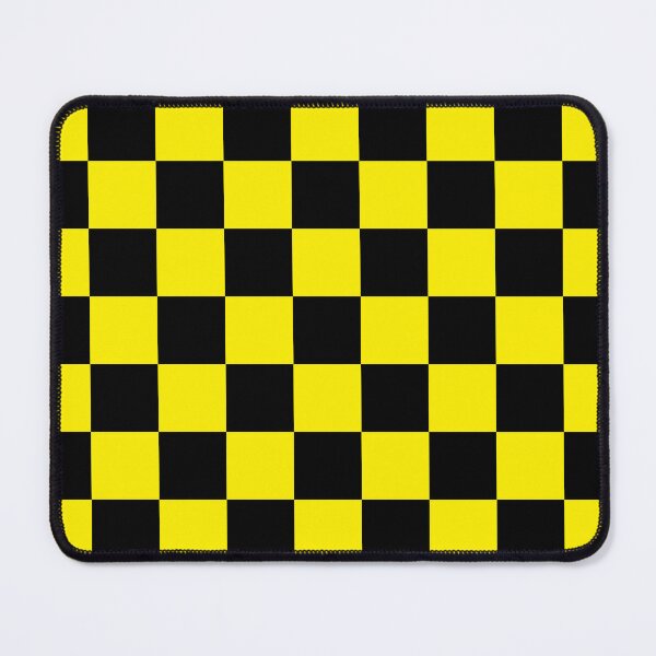 Item preview, Checkered (Large Squares) Yellow and Black designed and sold by Tree45.