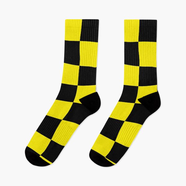 Item preview, Checkered (Large Squares) Yellow and Black designed and sold by Tree45.